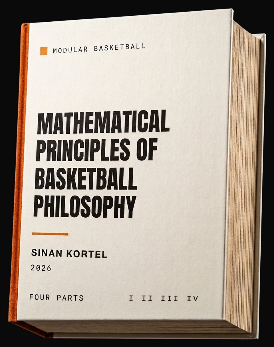 Cover of Mathematical Principles of Basketball Philosophy by Sinan Kortel